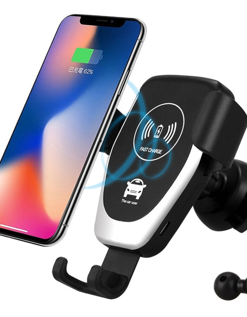 Load image into Gallery viewer, 10W Automatic Clamping Wireless Car Charger Mount For IPhone 14 13 12 11 XS XR 8 Fast Charging Phone Holder for Samsung S21 S20
